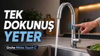 Grohe Minta Touch C Eviye Bataryası | Dokunmatik Mutfak Bataryası