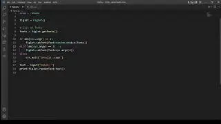 Figlet -Frank, Ian and Glen's Letters  Problem Set 4(CS50's Introduction to Programming with Python)