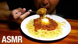 ASMR 🍝 Spaghetti & Pasta with Meat Sauce (No Talking) Eating Sounds