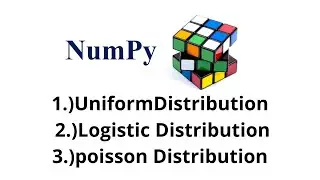 Uniform,Logistic And Poisson In Python - Tamil | Numpy Python Library Full Course