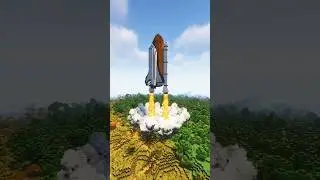Minecraft: Space Shuttle built with: 