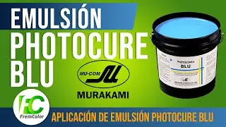 Aplicación De Emulsión Photocure BLU de Murakami