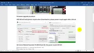 Delta ASD-W3 firmware upgrade