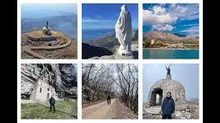 Hiking to the Statue of Christ the Redeemer and Sanctuary of San Michele Arcangelo in Formia, Italy