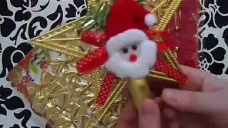 Открываем интересную коробку с Рождественскими украшениями