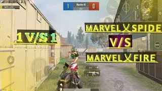 TDM 1V1 SPIDE VS FIRE 🔥 bgmi 