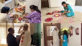 20 साल में पहली बार सास ससुर 👵 👴 दिवाली 🎇 पर घर आये || Indian Mom Studio