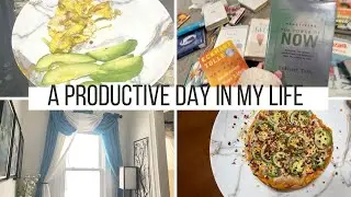 vlog: a productive day in my life, what i ate, books, ysl beauty, shopping