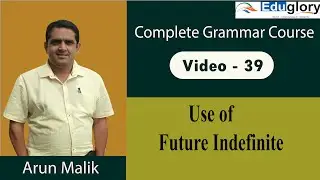 Where to use Future Indefinite