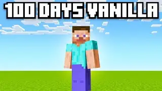 200 Days but It's Vanilla Minecraft