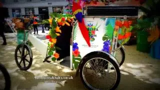 Wrapped Pedicabs Rental in London