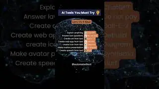 AI Tools You Must Try!!!