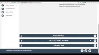GainBitcoin. Оплата контракта.