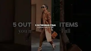 5 Must have outerwear items for fall #stylingtips #oldmoneyaesthetic