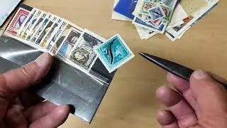 Марки из мешка. Распаковка
