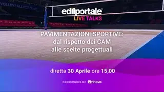 PAVIMENTAZIONI SPORTIVE: dal rispetto dei CAM alle scelte progettuali