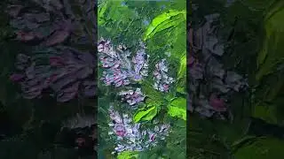 Сирень маслом на холсте (этюд) 💜
