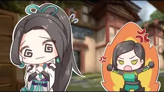 sagemommy meets a toxic gamer girl in valorant