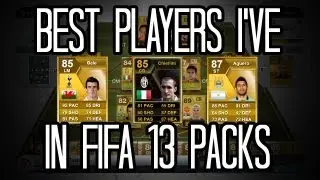 Top Players I've Had in FIFA 13 Packs So Far...