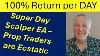 100% a Day for A Whole Month with the MAKE MONEY Day Trader Forex Robot! Prop traders, see it trade!