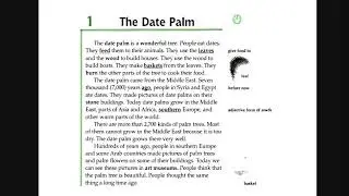 Facts and Figures - Unit 3: Plants - Lesson 1: The Date Palm