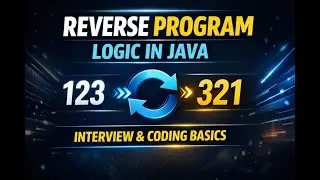 Reverse Program Logic in Java | Interview & Coding Basics