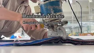 Handmade Tie Mass Production Process-China Necktie Factory