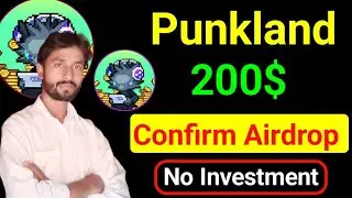 Punkland 200$ confirm airdrop no investment || Telegram new mining app full guide