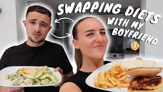 I SWAPPED DIETS WITH MY BOYFRIEND FOR 24 HOURS!😳
