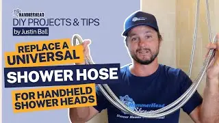 How to Replace a Universal Shower Hose for Handheld Shower Heads