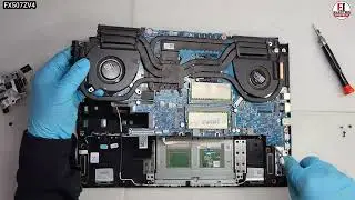 How To Replace Keyboard ASUS TUF F15 FX507ZV4 / Disassembly And Assembly