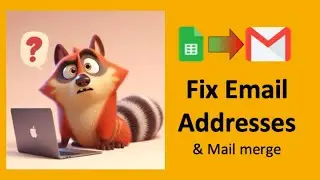 How to validate email addresses in sheets (For mail merge)