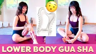 [15-MIN] Daily🦵🏻LOWER BODY GUA SHA MASSAGE🦵🏻WITHOUT Extreme Redness Or Bruising! | FOLLOW ALONG