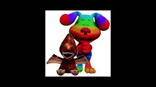 Blue’s Clues: Rainbow Puppy w/SF Orange Pterodactyl
