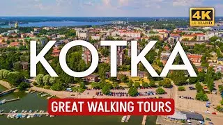 Kotka, Finland Walking Tour City Center 🇫🇮 Incredibly Beautiful and Calm Town