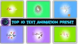Top 10 Text animation alight motion || alightmotion Text Preset || text effect alight motion