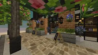 Minecraft Farm shop build with Mizunos 16 craft CIT texture pack