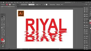 How to Apply a Water Wave Effect in Adobe Illustrator। Riyal Click
