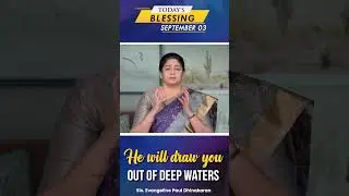 He will draw you out of deep waters | Jesus Calls