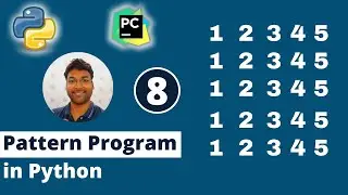 Pattern-7 : Pattern Programs in Python #8