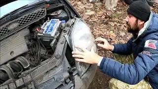 Форд Фиеста фары 2ч.
