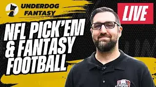 LIVE! Fantasy Football Talk and Underdog Season Long Pick Ems! 💰🤑
