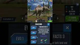 NEW THE SPINO ALL EVOLUTION | Jurassic World The Game
