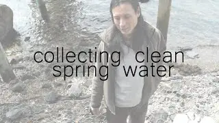 Collecting Clean Spring Water from Cold Spring Harbor