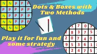 How to Play Dots and Boxes| Game Of Dots | Dot to Dot Grid |Time Pass Game | Pen and Paper Game