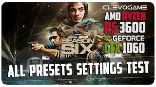 CAL OF DUTY WARZONE SEASON 6 - GTX 1060 6GB | ALL SETTINGS + OPTIMAL | FPS TEST | СlevoGame