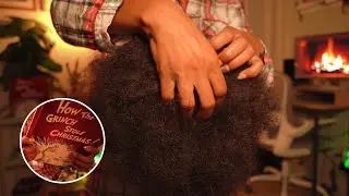 ASMR Cozy Scalp Massage & Head Scratching for Sleep + Whispered Christmas Story 📖