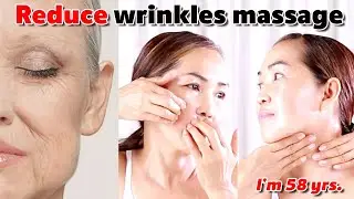 Reduce wrinkles massage - Anti aging | NO TALKING | Facial Massage