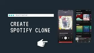 Spotify clone with react native update.