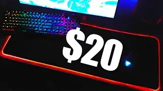 Mousepad Grande RGB BARATO!! ES ASOMBROSO!